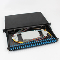 19 '48 Port ODF Sc Port Fiber Optic kotak terminal 12Port 24Port Panel Patch