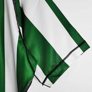 Maillot de football rétro à manches courtes vert et blanc pour adulte 2003 - Product Image 2