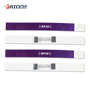 Tùy Chỉnh In Bệnh Nhân Id Y Tế Bracelet Rfid Bệnh Viện Nhãn Wristband Bệnh Viện