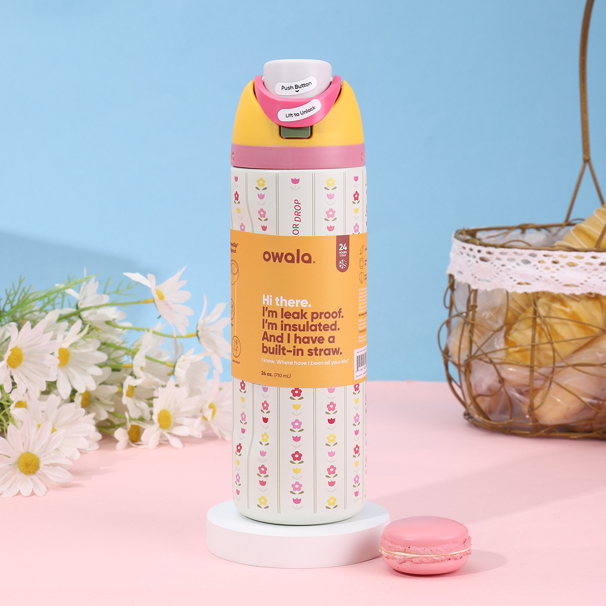 Petites fleurs jaunes beiges