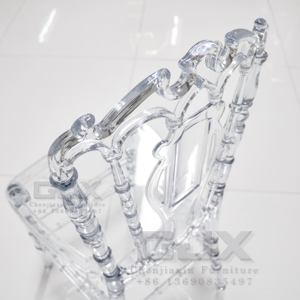 2025 venta al por mayor de fábrica de lujo clásico apilable Hotel resina Napoleón mesa y sillas para eventos de boda - Product Image 4