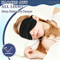 Masque de sommeil en satin de soie personnalisé avec logo, sangle réglable, occultant, respirant, doux, pour femmes et hommes, pour les voyages, la sieste, la nuit