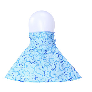 Summer Printed Cycling Face Mask Large Breathable Sunshade UV Protection Neck Cover For Women Outdoor Use - Product Image 3