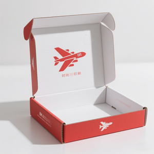 Wholesale <strong>Red</strong> Customized Foldable Paper Boxes for Shoes &amp; Clothing Corrugated Shoe <strong>Box</strong> Glossy/Matte Lamination Gold Foil - Product Image 5