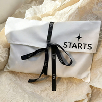 Sac à poussière en coton avec logo personnalisé en gros, pochette en toile recyclée de haute qualité pour le rangement et l'emballage des vêtements