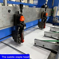 Machine automatique haute vitesse LD1050 pour la fabrication de cahiers, ligne de production de carnets avec impression flexographique et piqûre à cheval