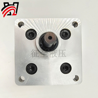 Pompe à engrenages électrique Zhengquan HGP-1A-F0.812345678R-4BE, pompe à huile hydraulique haute pression, faible bruit, usinage en alliage d'aluminium
