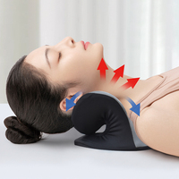 Dispositif de traction cervicale 2026, étireur de cou et d'épaules, relaxant, gris, chauffant, en EVA, pour soulager les douleurs cervicales