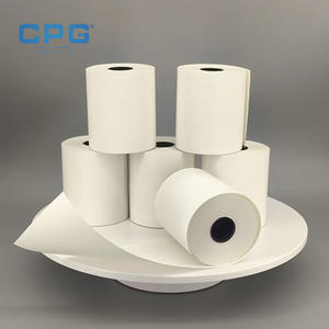 กระดาษม้วนความร้อนสีขาวเรียบ ขนาด 57x30 มม. 65 แกรม สำหรับเครื่องบันทึกเงินสด POS จำนวน 57 มม. ผลิตตามสั่งจำนวนมาก - Product Image 1