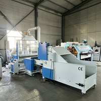 Machine à carder les fibres de polyester pour l'ouverture des fibres et la production de matériaux d'isolation acoustique ou thermique