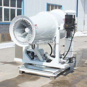 Sương Mù giá pháo, một máy phun sương tầm xa được sử dụng để diệt côn trùng và cỏ dại trên một đồn điền táo. - Product Image 1