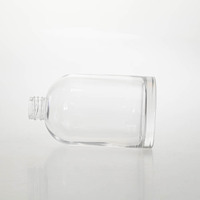 Encens de parfum de maison de luxe pour diffuseur de roseaux Bouteille en verre transparente unique avec bouchon noir quantité minimale de commande 100 pièces