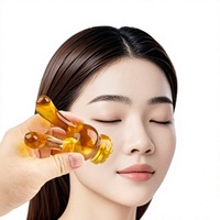Outil de massage facial en résine en forme d'oreille de lapin, gratte-nez Gua Sha, vente en gros, logo personnalisé, lifting de la mâchoire, drainage lymphatique