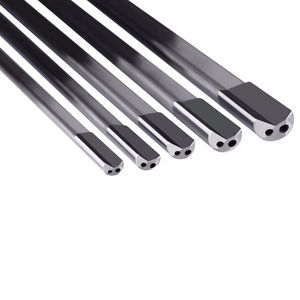 Alésoir de perçage profond CNC à une seule denture, en acier avec pointe en carbure et revêtement diamanté, pour machine-outil, profondeur maximale 6m - Product Image 1