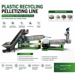 Pelletizzatore <span class=keywords><strong>Industriale</strong></span> per Scarti Plastici: per Scaglie Rigide Post-Consumo e Rifiuti di Film Post-Industriali - Product Image 2
