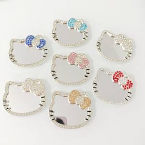 Kätzchen Liebe Spiegel Diamant Metall Dekoration Charme Schmuck Junk Iphone Airpods Max Fall Ipadcase Diy Zubehör Handmade Crafts - Product Image 1