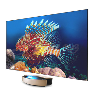 Écran de projection cinématographique ALR de 110 pouces rejetant la lumière ambiante pour projecteur ultra courte portée (UST) au format 16:9 - Product Image 1