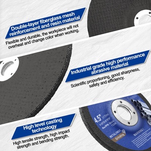 Disque abrasif en résine de 4,5/7/9 pouces pour le débavurage de l'acier inoxydable et de l'aluminium, <span class=keywords><strong>à</strong></span> haute dureté, pour <span class=keywords><strong>meuleuse</strong></span> d'angle - Product Image 5