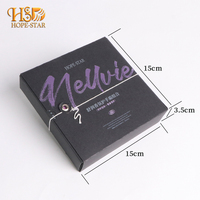 Boîte cadeau coulissante personnalisée, boîte en papier noir de luxe avec insert en mousse EVA pour emballage de crème pour les mains et cosmétiques