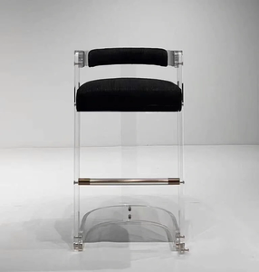 Nordique moderne clair acrylique <span class=keywords><strong>tabouret</strong></span> de <span class=keywords><strong>Bar</strong></span> chaise Transparent haut <span class=keywords><strong>tabouret</strong></span> de <span class=keywords><strong>Bar</strong></span> chaise de salle à manger cristal comptoir hauteur <span class=keywords><strong>tabouret</strong></span> de <span class=keywords><strong>Bar</strong></span> pour cuisine - Product Image 1