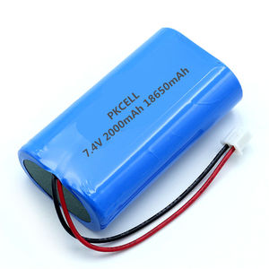 <span class=keywords><strong>7.4V</strong></span> 18650 ליתיום סוללה 1500mah 1800mah 2000mah 2200mah 2600mah עבור LED/מצלמה/ קופה מסוף/GPS מערכת/USB אוהדים/קופה - Product Image 2