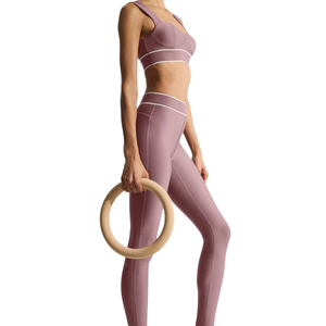 Nouvel <span class=keywords><strong>ensemble</strong></span> <span class=keywords><strong>de</strong></span> vêtements <span class=keywords><strong>de</strong></span> sport AIL Fitness pour femme, couleur unie personnalisable, sans couture, yoga, gym, <span class=keywords><strong>ensemble</strong></span> <span class=keywords><strong>de</strong></span> vêtements <span class=keywords><strong>de</strong></span> sport <span class=keywords><strong>de</strong></span> luxe, 2 pièces, ensembles sexy - Product Image 2