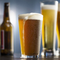 Verre à bière personnalisé gravé au laser avec logo, 16 oz (450 ml)