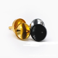 Vente en gros de mini-petits entonnoirs en acier inoxydable noir argent doré en alliage d'aluminium accessoires de gadgets de cuisine
