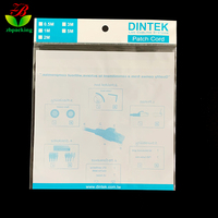 Sac d'emballage de Shenzhen, sac de tête de carte d'impression OPP/cpc, papeterie personnalisée d'usine, câble et câble, joint thermique en plastique bleu bpp ZB