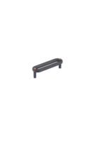 Poignée de tiroir de cuisine moderne en zinc bronze huilé, design ovale unique, 89/102mm, pour armoire et commode, qualité OEM usine
