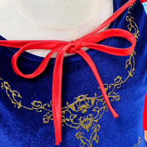 <span class=keywords><strong>Bambina</strong></span> Elsa bianco neve Costume da principessa vestito di compleanno a tema festa di Halloween Cosplay abiti con fiocco rosso fascia - Product Image 6