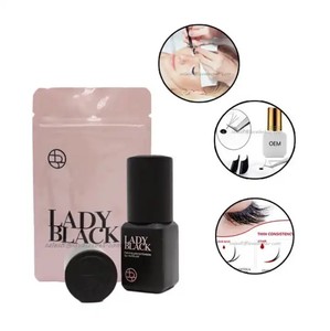 Pegamento/<span class=keywords><strong>Adhesivo</strong></span> Coreano Negro <span class=keywords><strong>de</strong></span> 5ml para Extensiones <span class=keywords><strong>de</strong></span> <span class=keywords><strong>Pestañas</strong></span> Individuales, Injerto, Color Negro, Sensible para Dama - Product Image 1