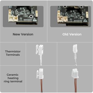 Placa adaptadora de boquilla Creality K1 V13, módulo de conexión PCB negro para Hotend de impresora 3D - Product Image 2
