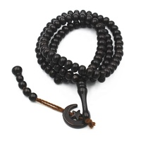 Chapelet Musulman Tasbih 99 Perles Islamiques Bracelet Collier de Prière Perles Arabes Cadeaux de l'Aïd