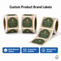 Étiquettes adhésives brillantes personnalisées en feuille d'or imperméables pour bougies, parfums, pots cosmétiques - Adhérence forte, réutilisables, durables
