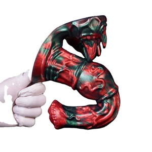 Red Devil Silicone Shaped <b>Dildo</b> Female Masturbation Device Animal Horse <b>Dildo</b> Sex Toy Accept Drop Shipping - Product Image 1
