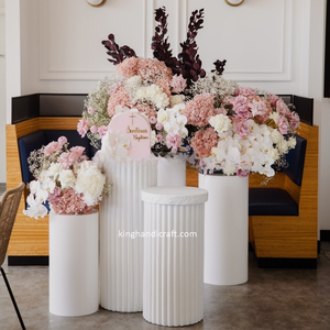 Pedestal de Madera OEM para Recepción de Bodas, Exhibición de Pasteles de Cumpleaños y Decoración de Fiestas para el Mercado de Exportación - Product Image 6