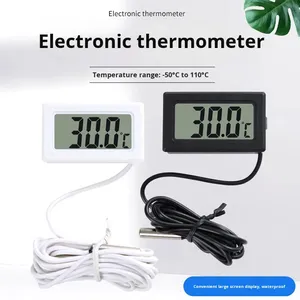 Electronic Thermometer/Refrigerator Thermometer/Aquarium Thermometer Probe Embedded Electronic <strong>Digital</strong> Display <strong>Temperature</strong> <strong>Meter</strong> - Product Image 5