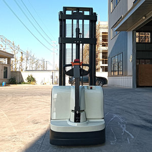 รถยกพาเลทไฟฟ้า รับน้ำหนัก 1500 กก. 24V พร้อมล้อทรงตัว สำหรับงานหนัก อุปกรณ์ขนถ่ายวัสดุในคลังสินค้า - Product Image 2