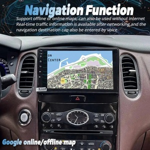 สำหรับ Infiniti QX50 EX25 ปี 2008-2016 วิทยุติดรถยนต์ Android 15 รองรับ CarPlay ระบบนำทาง GPS เครื่องเสียงติดรถยนต์ มัลติมีเดีย เครื่องเล่นวิดีโอ หน้าจอ HeadUnit - Product Image 3