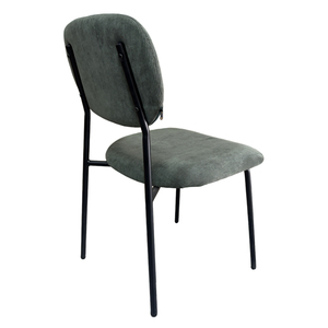 Échantillon Gratuit - <span class=keywords><strong>Chaise</strong></span> de Salle à Manger Moderne de Luxe Nordique Contemporaine avec Pieds en Métal Rembourrés et Dossier en Velours pour <span class=keywords><strong>Cuisine</strong></span> - Product Image 4