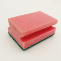 Esponja en forma de I para el hogar para limpieza de cocina Esponja de doble cara