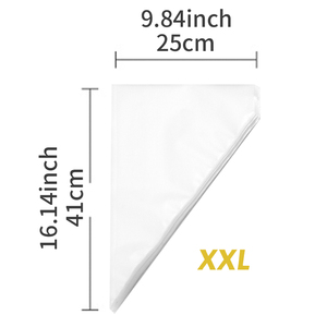Yüksek kalite pişirme malzemeleri buzlanma pasta torbası kek dekorasyon araçları şeffaf plastik HDPE tek kullanımlık şeffaf - Product Image 6