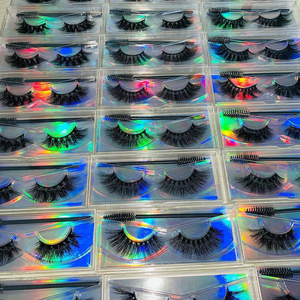 Lông Mi Chồn Siberia 25Mm Lông Mi Chồn 3d Hộp Tròn Làm Tên Nhãn - Product Image 3