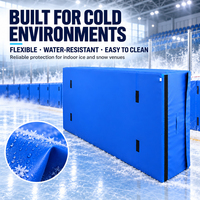 Tapis de protection mural en PVC durable pour patinoire en mousse haute densité, idéal pour le patinage et l'entraînement sportif hivernal
