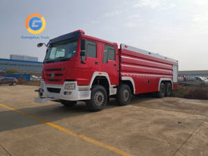 <span class=keywords><strong>Camion</strong></span> de lutte contre l'incendie Sinotruk HOWO d'origine, châssis 8x4, 460 CV, réservoir d'eau de 24 m3, pour les pompiers - Product Image 5
