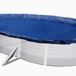 Cubierta de piscina de invierno Blue Ocean, duradera, fácil de instalar, redonda de 24 pies, para piscinas elevadas y enterradas. - Product Image 4