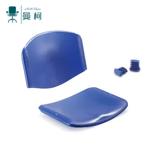 Student Chair Parts Plastic Backrest Plastic Components For Iso Chair Frame And Chair Back Seat Set