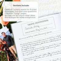 Diarios de Viaje Personalizados con Forro, Elegante Cuaderno de Notas para Registrar Todas tus Aventuras de Viaje, Diario de Tapa Dura de Lino