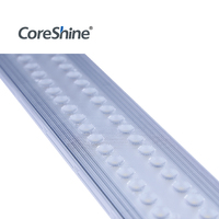 Rail d'éclairage de plafond à 4 fils monté en surface suspendu de conception moderne linéaire LED 220V